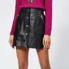 Coach 1941 Women's Leather Mini Skirt - Black - Image 1