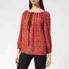 Vivienne Westwood Anglomania Women's Gypsy Blouse - Red - Image 1