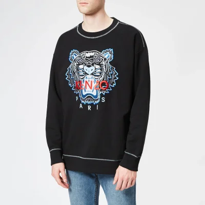 KENZO Men's New Embroider Tiger Sweatshirt - Black
