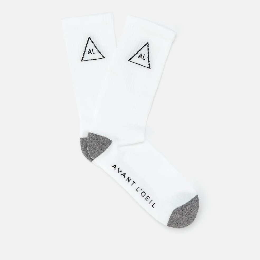 Avant L'Oeil Men's AL Socks - White Image 1