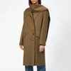 JW Anderson Women's Double Face Wool Scarf Coat - Brown - Image 1