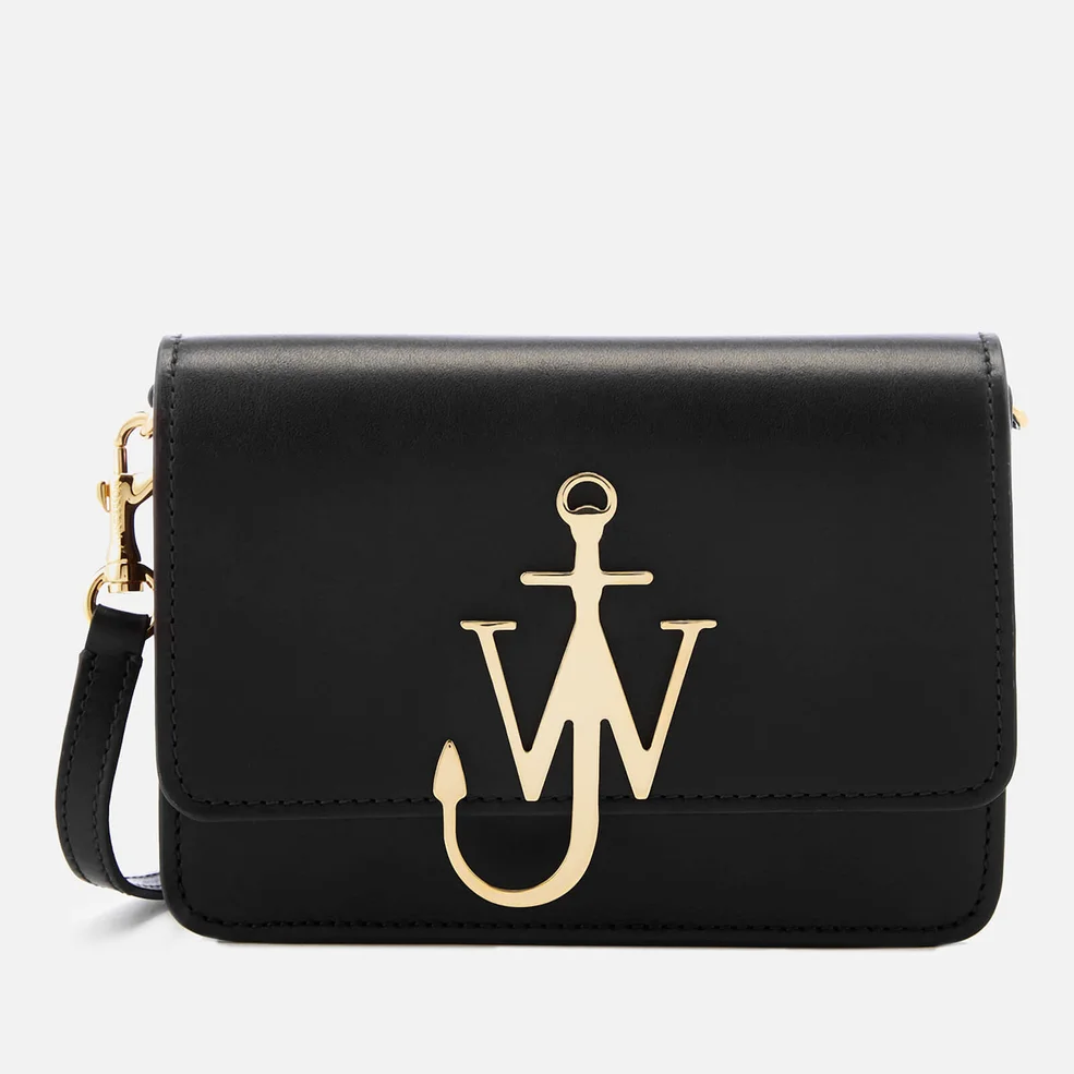JW Anderson Women's Mini Logo Purse - Black/Gold Image 1