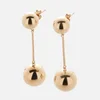 JW Anderson Women's Sphere Drop Earrings - Small - Gold - Image 1