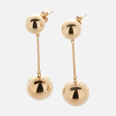 JW Anderson Women's Sphere Drop Earrings - Small - Gold