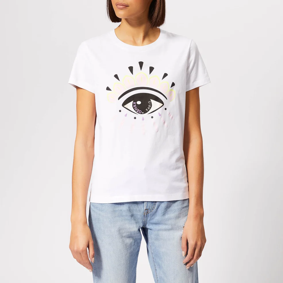 KENZO Women's Eye Classic T-Shirt - White Image 1