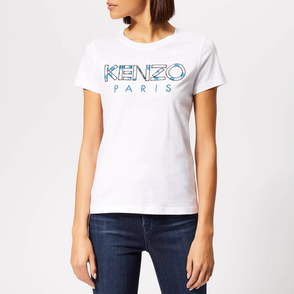 KENZO Women's Fitted T-Shirt - White Image 1