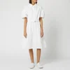 KENZO Women's Shirting Belted Dress - White - Image 1