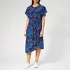 KENZO Women's Midi Asymmetric Dress - Cobalt - Image 1
