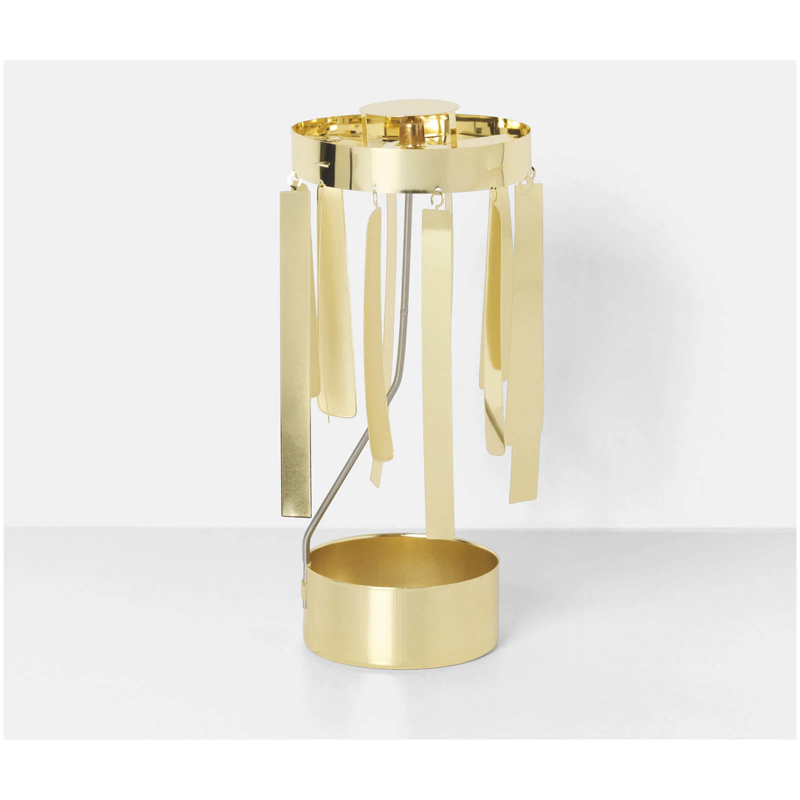Ferm Living Tangle Spinning Tealight - Gold Image 1