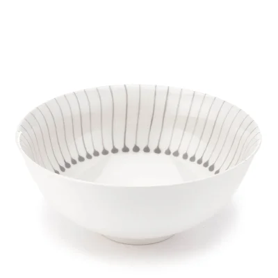 Nkuku Iba Ceramic Bowl - Grey