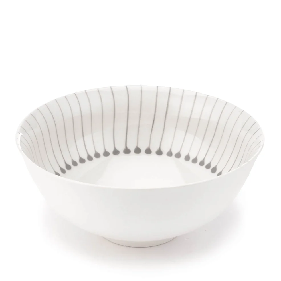 Nkuku Iba Ceramic Bowl - Grey Image 1