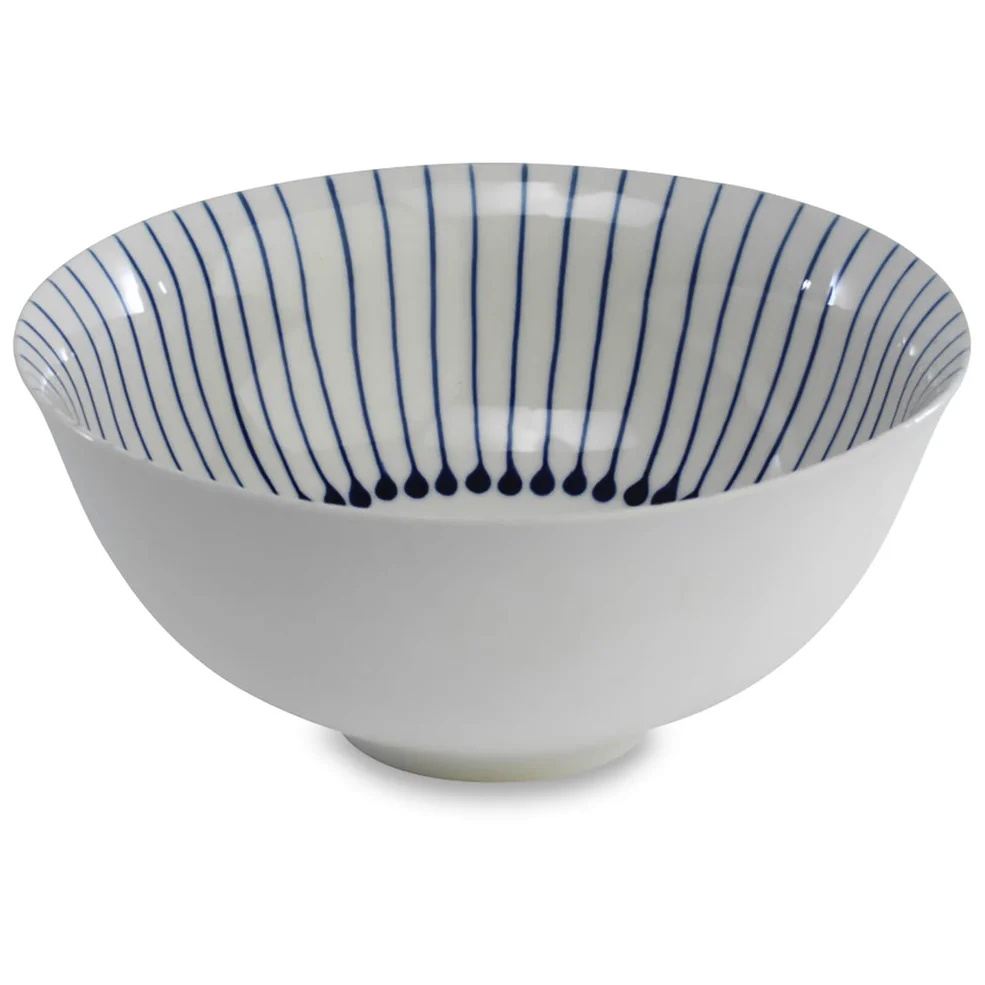 Nkuku Iba Ceramic Bowl - Indigo Image 1