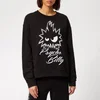 McQ Alexander McQueen Women's Slouch Sweatshirt - Darkest Black - Image 1
