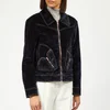 See By Chloé Women's Velvet Denim Jacket - Midnight - Image 1
