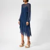 See By Chloé Women's Silk Midi Dress - Obscure Blue - Image 1