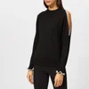 See By Chloé Women's Cold Shoulder Knitted Jumper - Black - Image 1