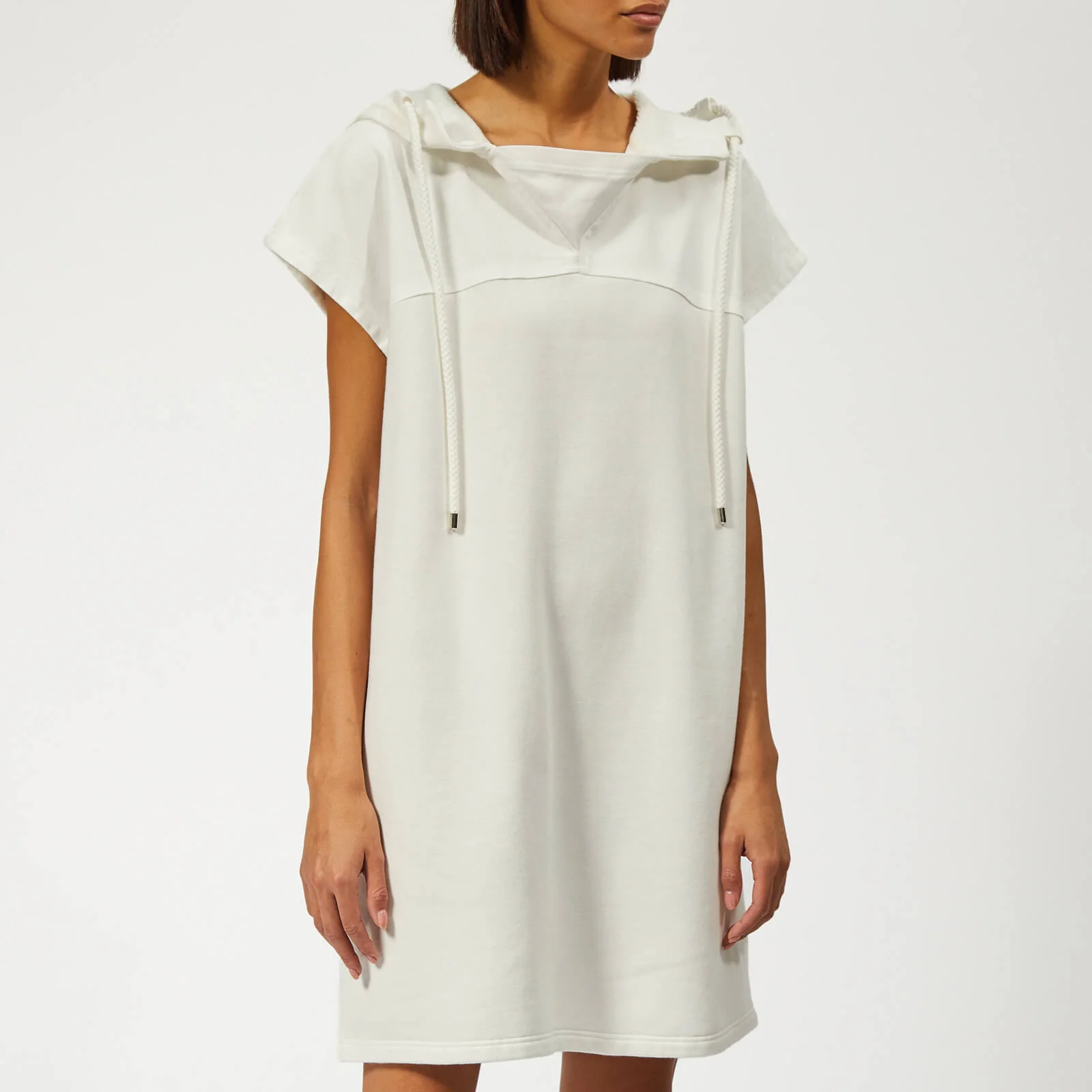 See By Chloé Women's Hooded Dress - Crystal White Image 1