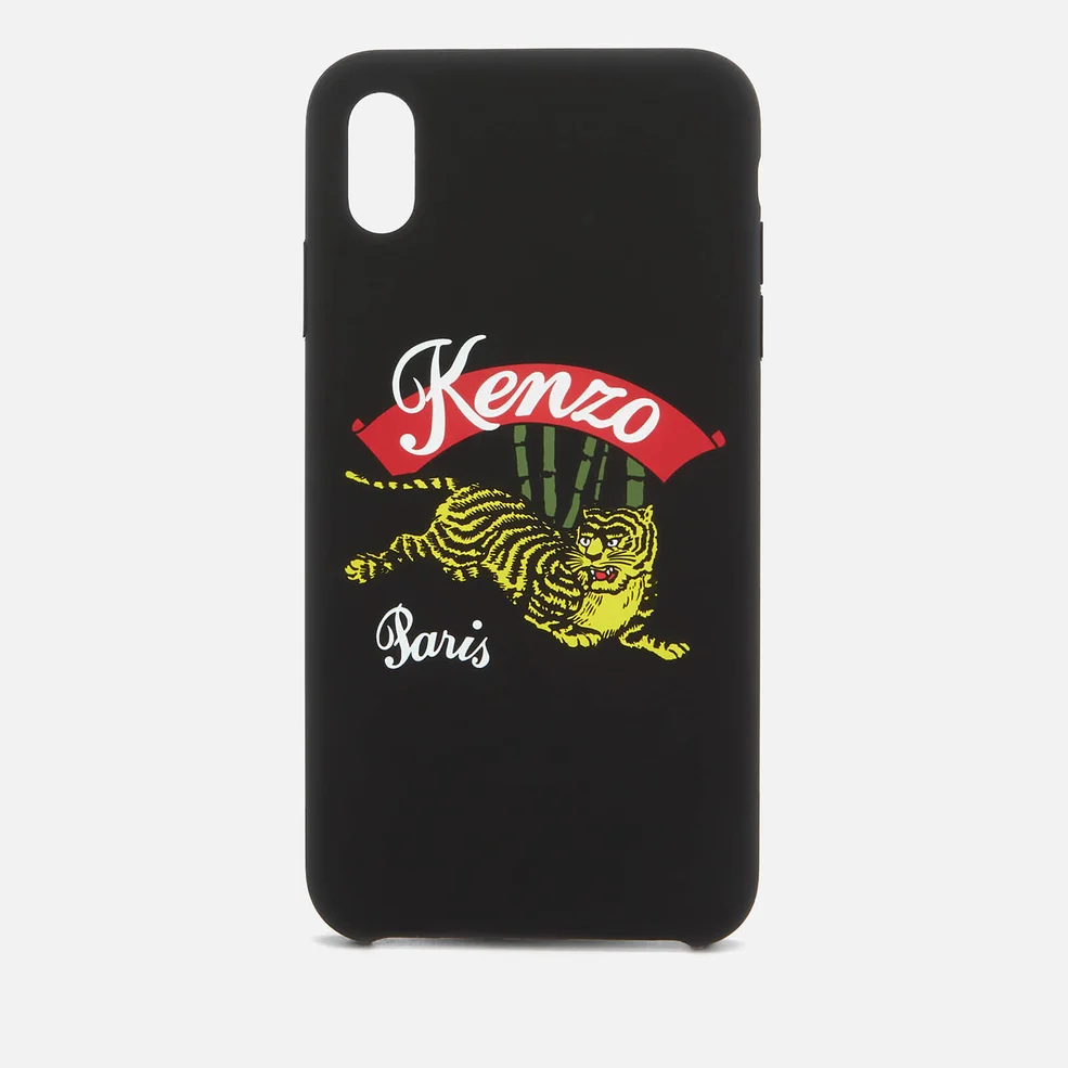 KENZO Women's Jumping Tiger iPhone X+ Case - Black Image 1