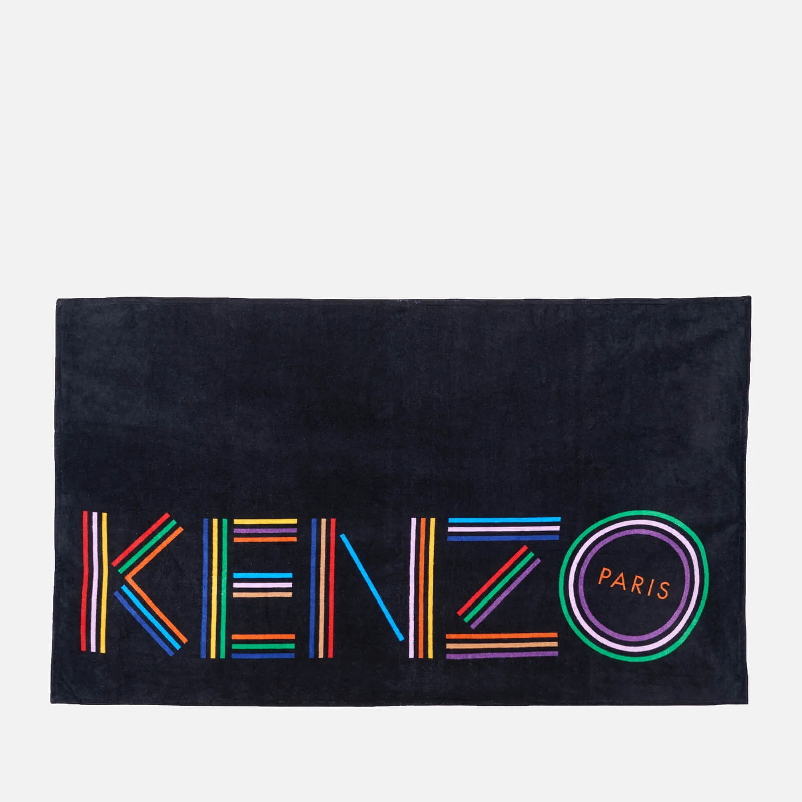KENZO Men's Logo Beach Towel - Black Image 1