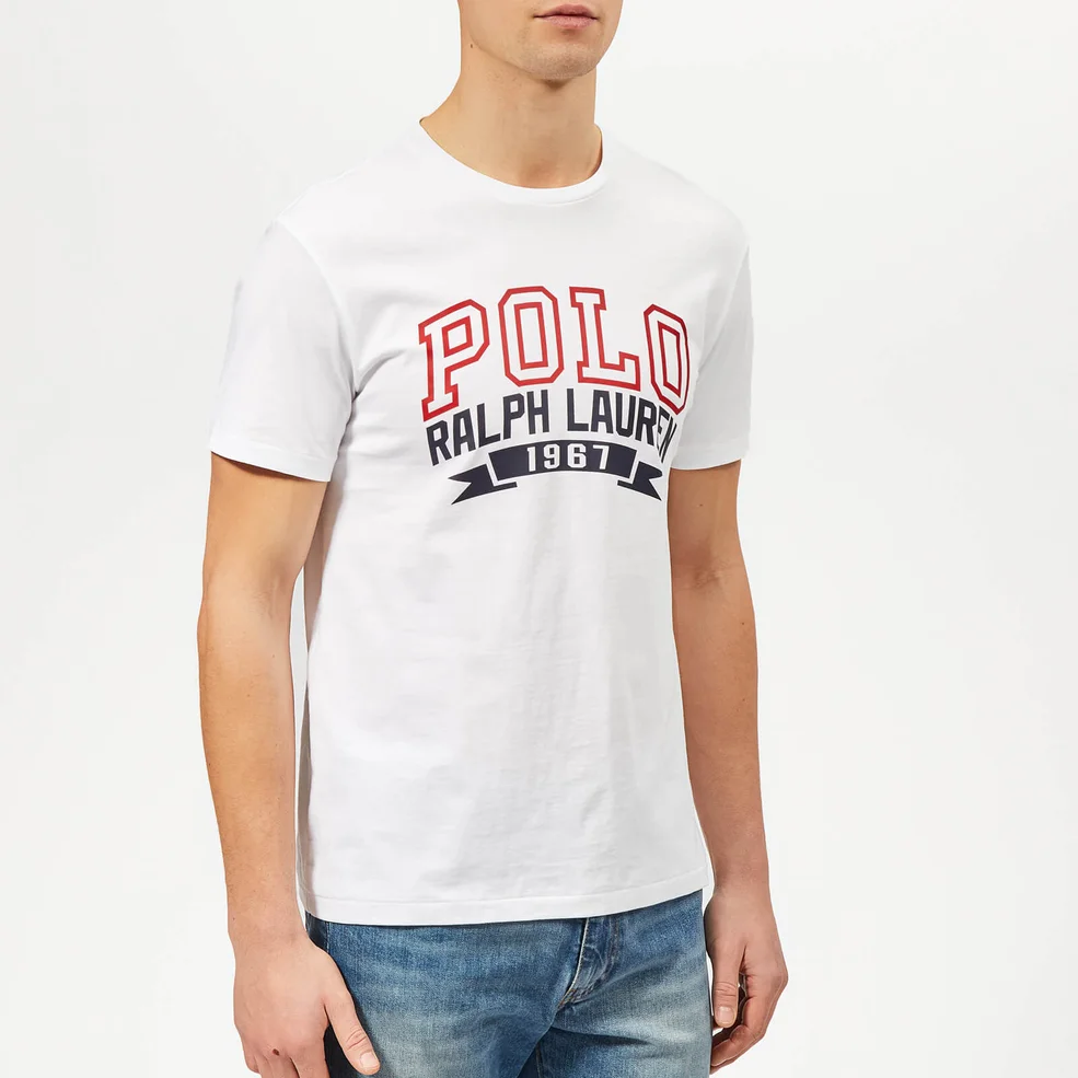 Polo Ralph Lauren Men's Arch Logo T-Shirt - White Image 1