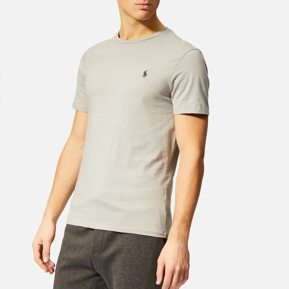 Polo Ralph Lauren Men's Custom Slim Fit Crew Neck T-Shirt - Soft Grey Image 1