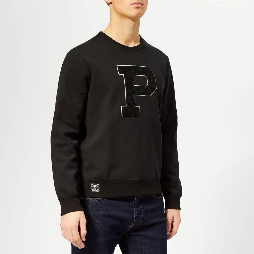 Polo Ralph Lauren Men's Double Knit P Sweatshirt - Polo Black Image 1