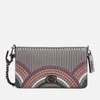 Coach Women's Dinky Bag with Colorblock Deco Quilting and Rivets - Metallic Graphite Multi - Image 1