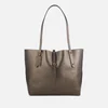 Coach Women's Metallic Leather Market Tote Bag - Metallic Graphite - Image 1