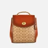 Coach Women's Coated Canvas Signature Parker Backpack - Tan Rust - Image 1