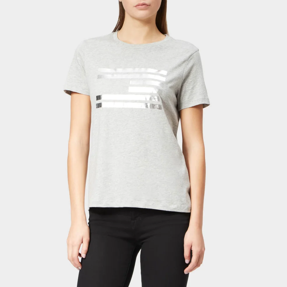 Tommy Hilfiger Women's Icon T-Shirt - Grey Image 1