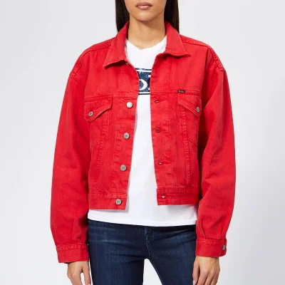 Polo Ralph Lauren Women's Rosa Wash Denim Jacket - Red
