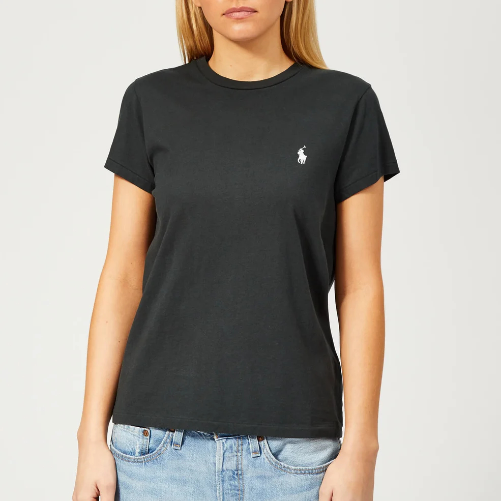 Polo Ralph Lauren Women's Short Sleeve T-Shirt - Black Image 1