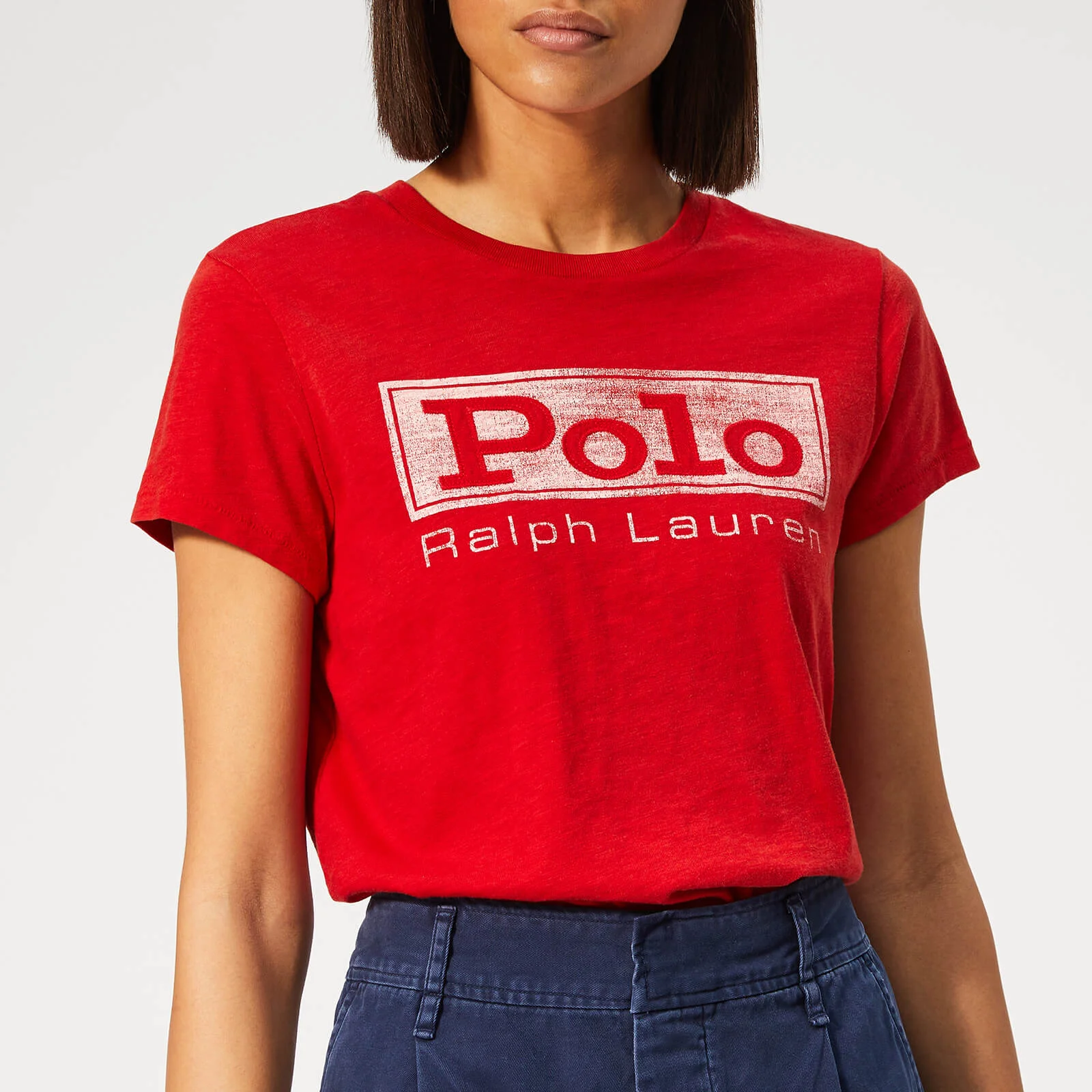 Polo Ralph Lauren Women's Polo Logo T-Shirt - Red Image 1