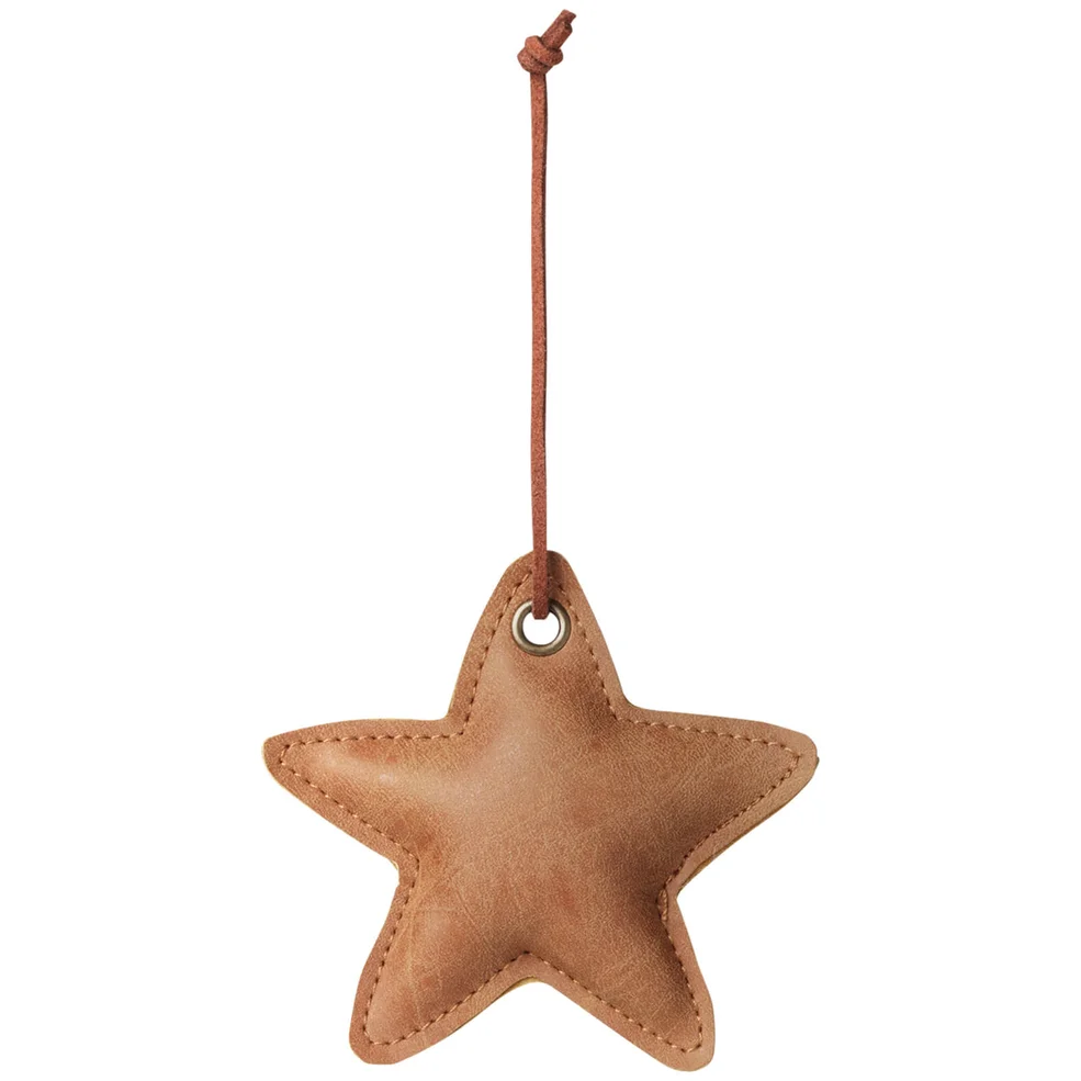 Broste Copenhagen Fade Christmas Ornament - Beige - Star Image 1