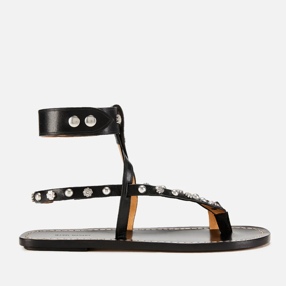 Isabel Marant Women's Engo Flat Sandals - Black Image 1