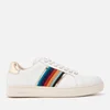 PS Paul Smith Women's Lapin Metallic Cupsole Trainers - White - Image 1