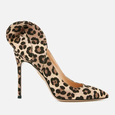 Charlotte Olympia Women's Blake Satin Court Shoes - Leopard