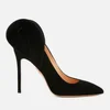 Charlotte Olympia Women's Blake Satin and Suede Court Shoes - Black - Image 1
