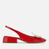 Mulberry Women's Block Heeled Sling Back Shoes - Red - Image 1