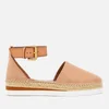 See By Chloé Women's Glyn Suede Espadrille Flat Sandals - Cipria - Image 1