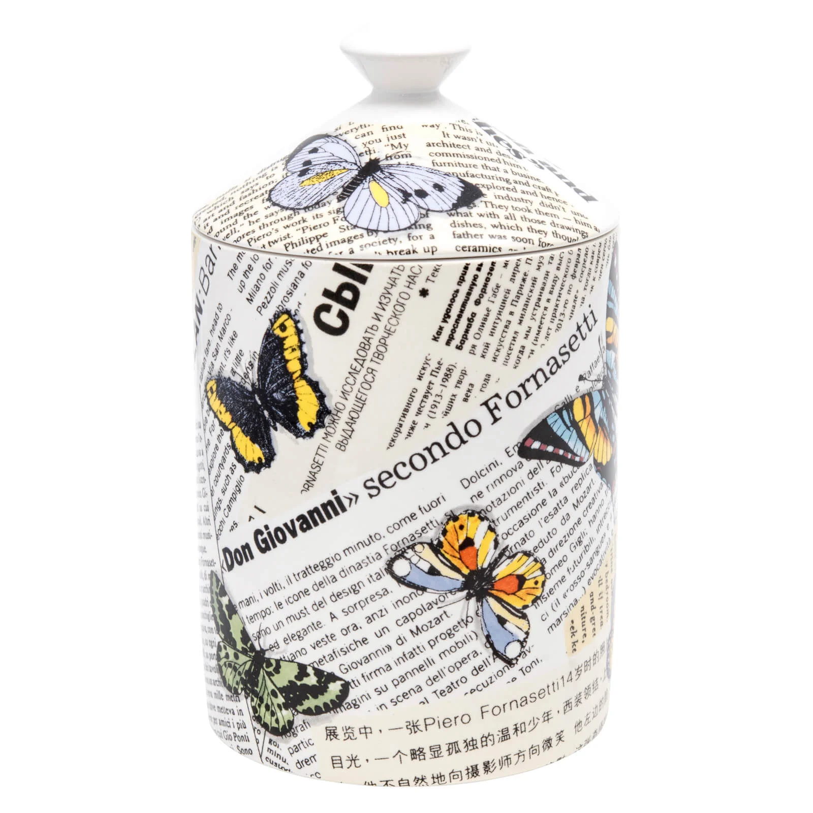 Fornasetti Ultime Notizie Scented Candle 300g Image 1