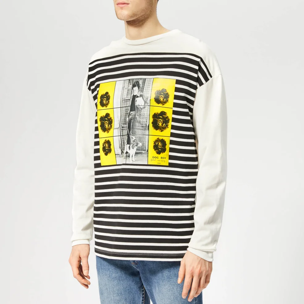 JW Anderson Men's G+G Transfer Print Top - Off White Image 1
