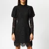 Ganni Women's Everdale Lace Dress - Black - Image 1