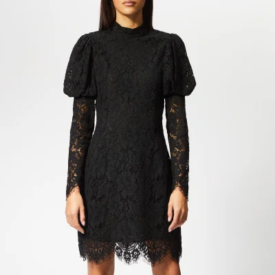 Ganni Women's Everdale Lace Dress - Black