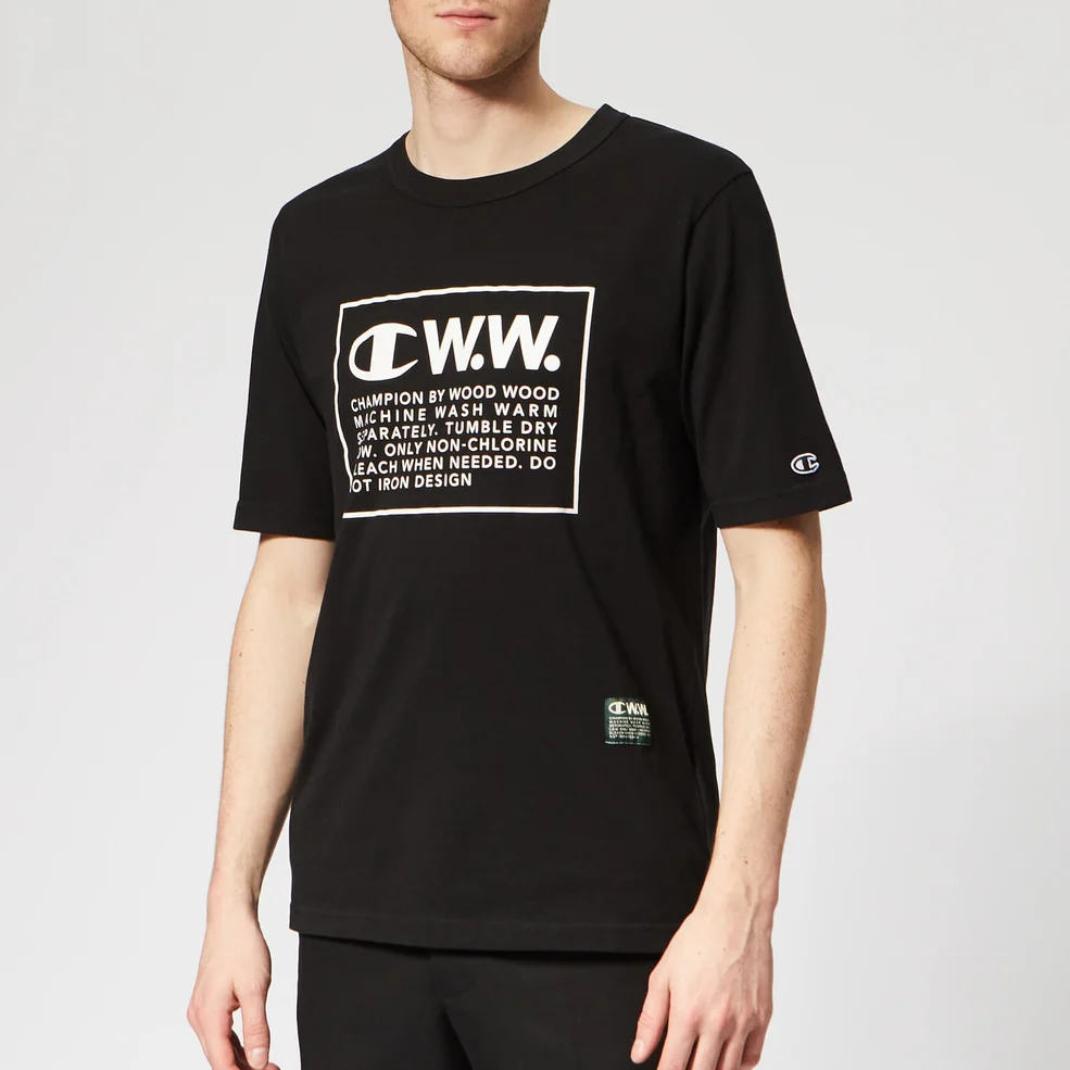 Champion X WOOD WOOD Men's Rick T-Shirt - Black Image 1