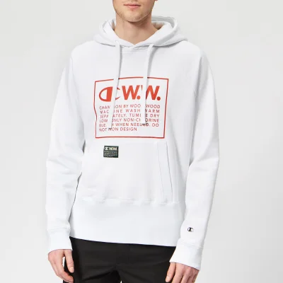 Champion X WOOD WOOD Men's Hooded Sweatshirt - White