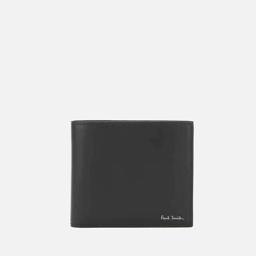 Paul Smith Men's Camera Print Billfold Wallet - Black Image 1