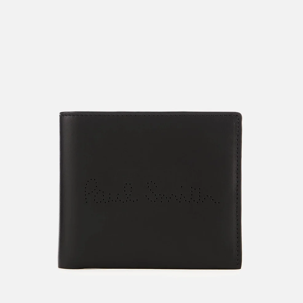 Paul Smith Men's Logo Billfold Wallet - Black Image 1