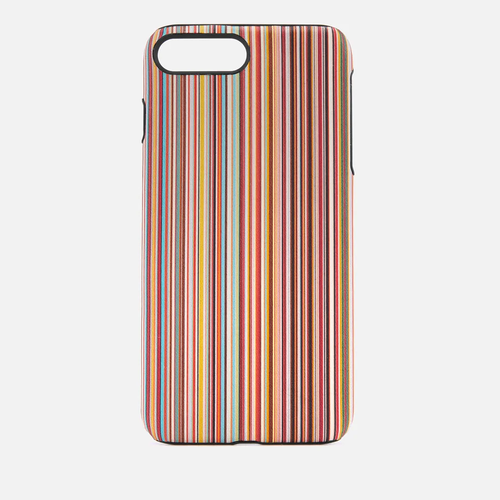 Paul Smith Men's Multi Stripe iPhone 8 Plus Case - Multi Image 1