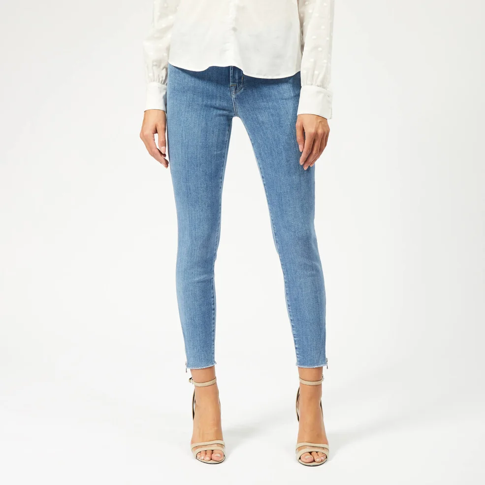 J Brand Women's 835 Mid Rise Crop Skinny Jeans - Lightyear Image 1